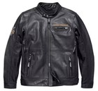 Harley Davidson Leather Biker Jacket Genuine Cowhide Black Leather Motorcycle