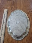 International Silver Company  Vintage Silver Plated Oval Tray 9 2 Inches Long