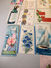 Lot Of 22 Vintage Birthday Card Assorment Cards Used Original Ephemera Crafting
