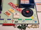 Monopoly Deluxe Edition Game Complete Parker Brothers Gold Tokens Carousel 1995