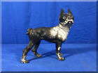 Vintage Hubley Cast Iron Stay Boston Terrier Bull Dog Door Stop - Free Shipping