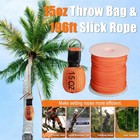 Arborist Throw Line Kit  15oz Throw Weight   196ft Paracord Rope  100  Polyester