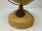 World Globe With Wooden Stand - Collectible World Map Decor 10   Tall