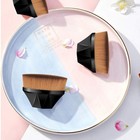 2 Pcs Pro Foundation Makeup Brush Flat Top Kabuki For Blending Liquid Cream case