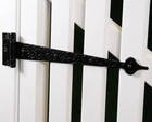 2-pack Everbilt 13    Black Decorative Rustic Tee Gate Heavy-duty Door Hinges