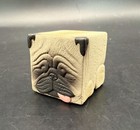 Kitan Club Hako Pug Cube - Tan Pug Sleeping With Tongue Out