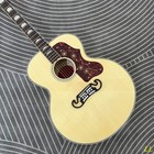 J-200 Acoustic Guitar Natural Color Spruce Top Flamed Maple Top 6-string