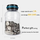 Digital Coin Counting Piggy Bank 1 8   l Vcertcpl Lcd Us Coins Jar     Auto   counter