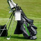 2 Pack Extra Large Golf Luggage Tag 9  X 6  Travel Luggage Bag Plastic Clear    
