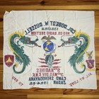 Wwii Japan Us Marines Souvenir Hand Painted Flag