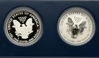 2012-s San Francisco American Eagle 1 Oz  999 Silver Proof Two-coin Set Ogp