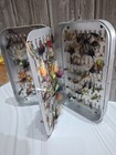 Richard Wheatley Swing Leaf  Clipped Fly Box 238 Used With Some Flies