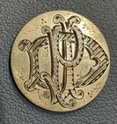 1854 Silver Seated Liberty Quarter - Love Token - Detailed Hand Engraved - Rare