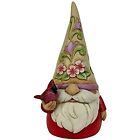 Jim Shore Heartwood Creek Spring Gnome With Cardinal Figurine 6010284