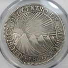 1846 2 Central American Republic 8 Reales Pcgs Xf Guatemala Better Grade  j904