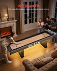Vevor 9 Ft Led Shuffleboard Table 2 In 1 Shuffleboard And Bowling Combo Set