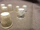 12 Metal Lot Sewing Thimbles Germany Spain England 15   Collectible Notions