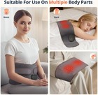 Lower Back Massager With Heat  Heating Pad For Back  Portable Waist Massage Belt