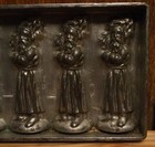 Antique Flat Mold Chocolate Mold 5 X Santa Claus   Christmas Three Anton Reiche