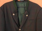 Vintage Trachten Hunting Jacket Wool Tyrol Loden Blazer Plaid Us40  Eu50