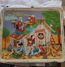 Vintage 1976 Walt Disney Mickey Mouse Club Lunchbox  W Thermos No Cap On Thermos