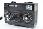 Near Mint  Rollei 35 T Black Film Camera 40mm F 3 5 Lens W case From Japan