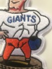 Ny New York Giants Vintage Rare Embroidered Iron On Patch 3 5 X 2 5   