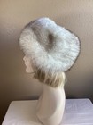 Vintage Silver Fox Russian Style Cossack Hat  18-19 