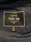 Pearl Jam Men   s Xxl Navy Snap Front Coach Jacket Strangest Tribes Band Merch