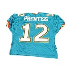 Kevin Prentiss Memphis Maniax 2001 Game Used Home Jersey Size 48 Hemmed