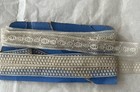 Yardage Antique French Trim Valenciennes Lot Insertion Lace Edging 4 Yards A17
