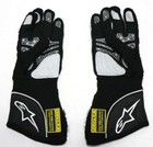 Alpinestars Gloves Tech 1-zx Nomex Black   Silver Auto Racing Homologated S  New