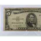 1953 Five Dollar   5  Silver Certificate - Blue Seal Circulated