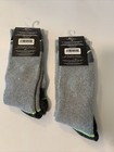 2 Pair Mossy Oak Extra Cushion Work Socks Crew Length Size 6-12 New
