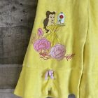 Vintage Disney Beauty   The Beast Girls Youth Clothes Sz 4 Swim Cover Towel Y2k