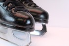 Riedell Youth Ice Figure Skates Size 3 Stock W Blades Black Euc