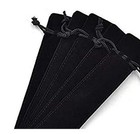 20 Pcs Velvet Drawstring Pen Pouch Sleeve Holder Single Pen Bag Case Pencil 