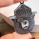 Us Forest Service Smokey The Bear Metal Medal Emblem Medallion Pendant