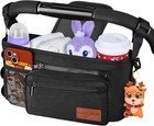 Stroller Organizer With Cup Holder Non Slip Baby Essentials Storage Bag For Most