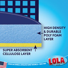 Lola Natural Cellulose Squeeze Sponge Mop Refill  9  Super Absorbent Head  6 Ct