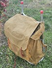 Vintage 1960 s Boy Scouts Canvas Backpack On Frontier Frame Bsa Hiking 