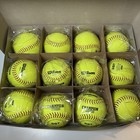 Wilson A9011 12  Leather Fastpitch Softballs Nfhs High Seam 1 Dozen New In Box