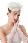 Elegant Pillbox Fascinator Hat With Veil For Women - Tea Party   Derby Headband
