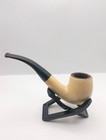 Vintage Kaywoodie White Briar Tobacco Pipe Bent Shape Estate Collectible