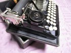 1923 Vintage Underwood Standard Portable Typewriter 3 Bank W case For Repair 