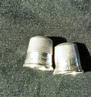 Two Stern Bros Sbc Sterling Silver Thimbles