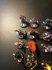 Lot Of 36 Heroclix Figures   Cards Punisher Daredevil Captain America Nova  