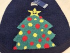 Old Navy Size Small Pet  Dog Christmas Sweater Blue Christmas Tree New