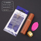 12pcs Steel Hand Sewing Needle Set For Clothing Repair Mending Needlework
