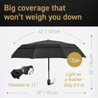 Windproof Travel Umbrella Auto Open Close  Compact 42  Folding Umbrella